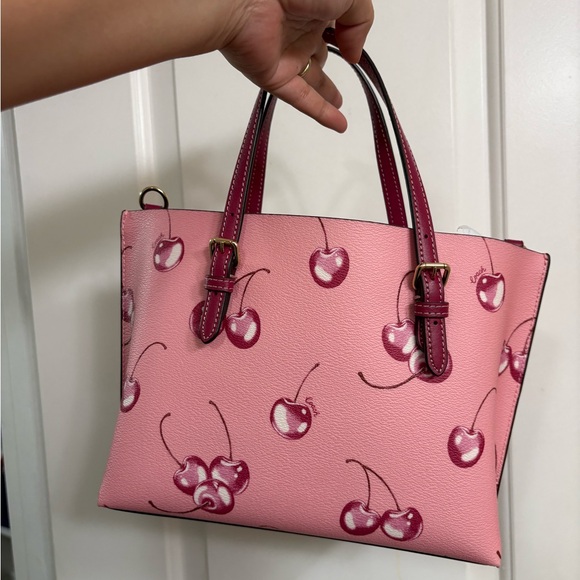 Coach Mollie Tote Cherry - Picture 3 of 7